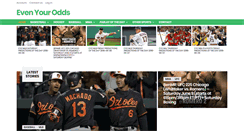 Desktop Screenshot of evenyourodds.com